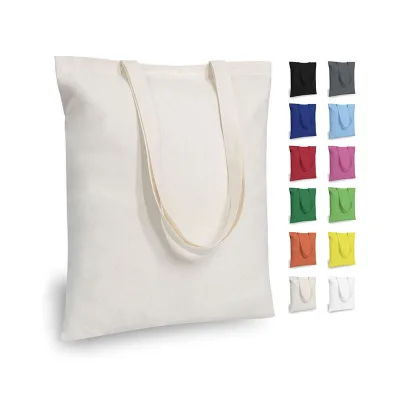 Embroidery ODM OEM Silk Screen Printed Cotton Drawstring Pouch Shoulder Bags Eco Shopping Bags Simple Casual Tote Handbag Custom