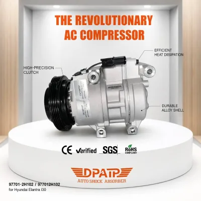 97701-2H102 977012H102 AC Compressor for Hyundai Elantra I30 Mika Kia Ceed 12V Air Conditioning Cooling Pump DV165757