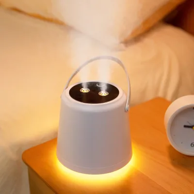 Custom Small USB Diffuser Humidifiers Mini Nebulizer H20 Humidifier with Night Light for Home