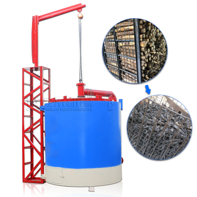 Carbonization Stoves Hoisting Type Carbonization Furnace for Charcoal Wood Log