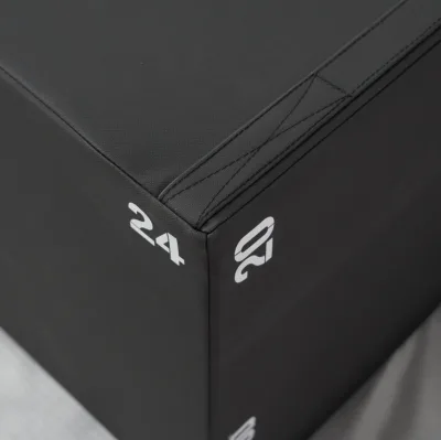 Training Plyo Box Anti-slip  Multiple Size Three-in-One Jump Fitness Box No  Zipper with Hook and Loop Fastener Handle