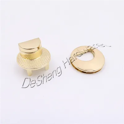 Luggage Accessories Lock Hardware Die-cast Twist Lock Round Press Lock Decoration