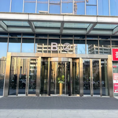 2025 Multi Functional Automatic Gym Entrance High Efficiency Revolving Door