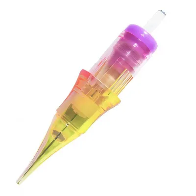 100+ Times Purchase for WONDER Bicolor Dual Ink Cleaning Hole Membrane Silicone Tattoo Needle Cartridge for Eyebrow Needle