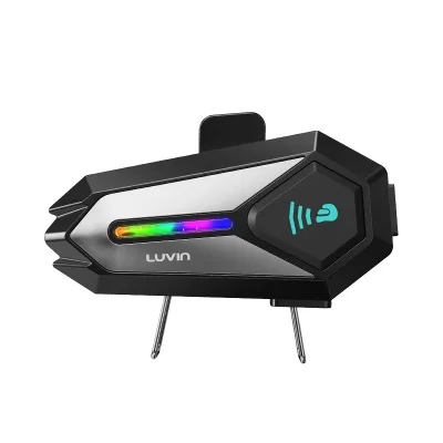 LUVIN G8 BT 5.3 Music Share 2 Riders 300m Bluetooth Intercom Headset BT Helmet Motorcycle Smart Headphone Waterproof