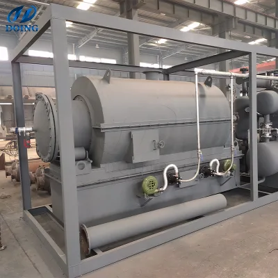 Cheap Prices DOING Brand DY-1-50 100kg-5Ton Waste Tire & Plastic to Fuel Pyrolysis Plant with PLC Control 45%-52% Oil Rate