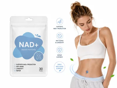 Transdermal NAD+ Patch for Enhanced Energy and Supporting Youthful Wellness Naturally OEM