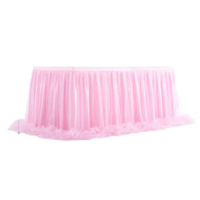 KAVI Chiffon Wedding Tablecloth, Wedding Decorations, Party Decorations, Suitable for Festivals and Party celebrations