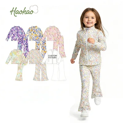 Manufacture Clothes Kids Yoga Wear Support Customization Children's Yoga Set Skin-Friendly Baby Girls Clothing Sets