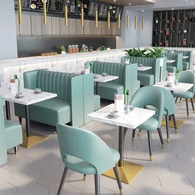 Bilido Modern Metal Restaurant Table Chair Set for Mall & Hotel Use Eco-Friendly Commercial Dining Furniture Factory Wholesale