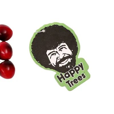 2024 New Popular Little Car Air Freshener Paper Custom Cut to Trees Air Freshener Both Sides Printed Car air Freshener