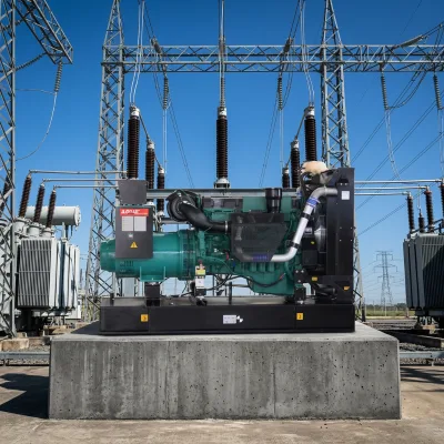 Diesel Generator Genset Low Noise Canopy Engine With ATS Three& Single Phase 50&60Hz Emergency Power Unit