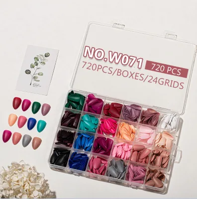 Custom Design False Nail Artificial Fingernails False Nail Hand Made Crystal Press on Nails
