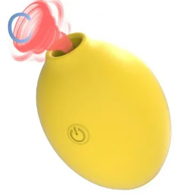 Lemon Shape Clitoral Sucking Vibrator Nipple Stimulator Massager Adult Sex Toys for Women