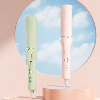 Digital Display Precise Heat Control Curved Heating Panel Hair Curler Curling Irons Minimizing Hair Frizz and Breakage