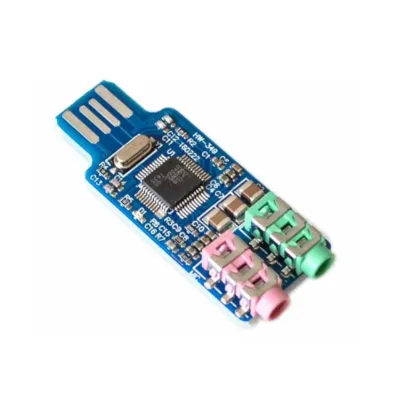 HORNG SHING CM108 Computer External USB Sound Card Module CM108B CM108