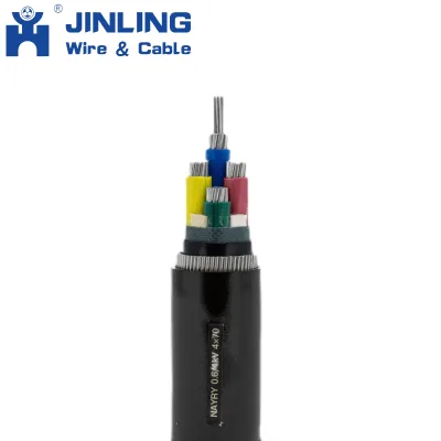 Aluminum Core Armored Cable YJLV22 1KV 3*300+150 CE Standard High Quality Manufacturer