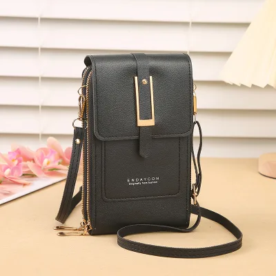 Fashion Handbag Bag of Women Soft Leather Girls Women's Bag Small Wallets Touch Screen Cell Phone Purse Crossbody Shoulder Bag