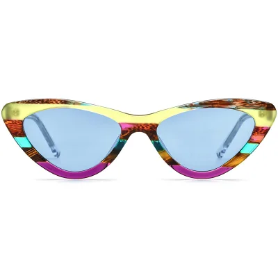 New Color Huayi Acetate Cat's Eye Sunglasses Men's and Women's Fashion Polarized Sunglasses Driving Glasses