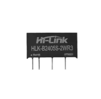 Original HLK-B2405S-2WR3 DC-DC Isolated Power Module Converting 24V to 5V with 400mA 2W Short Circuit protection