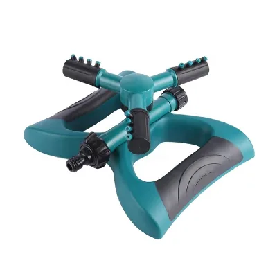 Three-prong Watering Device Nursery Irrigation 360-degree Automatic Rotating Garden Sprinkler