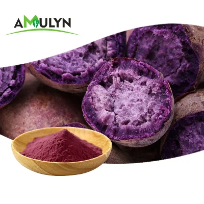 AMULYN Food Grade Purple Sweet Potato Powder Herbal Extract Instant Packaged