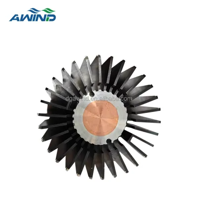 Circular Heat Sink Power Module 400m Solid Round Heatsink Aluminio Circular Personalizado 300x300 air to air Heatsink 300mm
