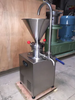Food-grade Stainless Steel Cashew Nut Cocoa Bean Peanut Butter Machine HJ-MJC-60