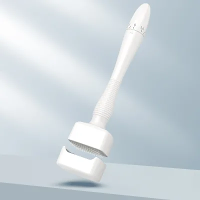 Dr Pen Professional Derma Stamp 140 Titanium Adjustable Microneedling Roller Plastic Handle Sterile for Face & Body Beard