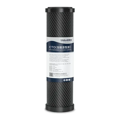 Universal Water Purifier 10 Inch CTO Activated Carbon Block Water Filter Element Home Drinking Water Filtration Household
