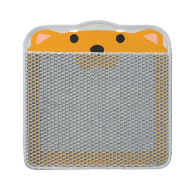 Cat Litter Mat 60*60 cm Less-Mess Double-Layer Cat Litter Box Mat Waterproof Filter Sand Easy Clean
