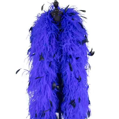 Custom High Quality Boa Natural Ostrich Feathers Boa Decorative Tie-in With the Cock Feather Dress Sewing Decorative Scarf