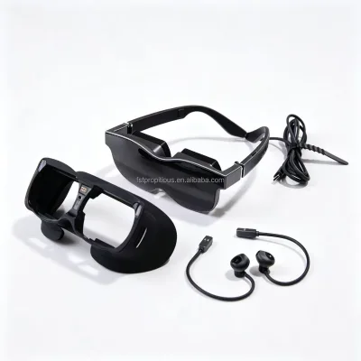 ENMESI V60 AR Smart Glasses with 70 Degrees FOV 1080P Resolution and USB-C Connectivity Head Mounted Display