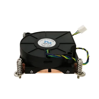 Hot Sale 1U Server CPU Fan 4 Pin TWO BALL BEARING Processor LGA115X 4Pin PWM Copper TDP100W Cooling Fan for Servers 50000 Hrs