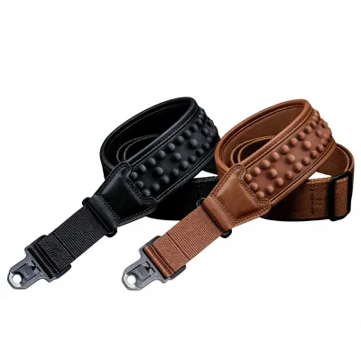New Style Comfortable Pressure Relief Bubble Padded Quick Release Lock Buckle Adjustable Cotton Guitar Strap