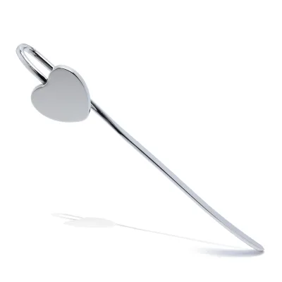 DIY Long Handle Letter Opener Book Marker School Colleague Wholesale Custom Round Flower Heart Charm Metal Promotional Bookmark