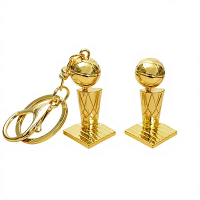 Lakers Warriors Bucks for League Finals Trophy Basketball Keychain Pendant Model Guangzhou