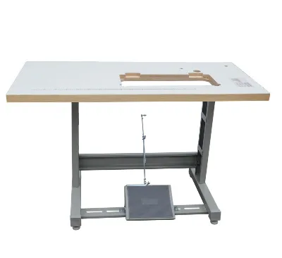 High Quality Adjustable Industrial Sewing Machine Table and Stand Set | Single Needle Metal Gear High-Speed Easy Install