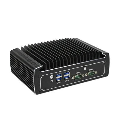 Dv 12v Fanless Core I5 10th Mini Pc 2 Lan  2 Com Micro Pc Vesa Thin Client Computer with Sim Slot