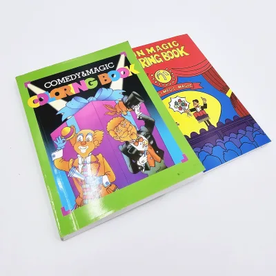 1pc Small Size Children a Fun Magic Coloring Book Comedy Tricks Close-Up Street Props Grimoire Spellbook