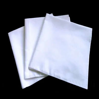 50*50cm Plain Weave White Handkerchief Cotton for Tie-dye DIY