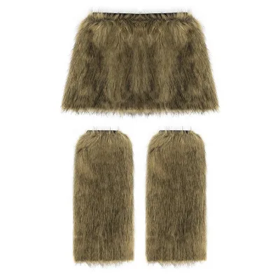 New Style Comfort Material Fur Leg Covers Wolf and fox Costume