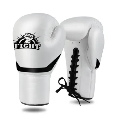 Breathable PU Leather Boxing Gloves Adjustable Wrist Comfortable Fit Custom Logo Size Options-JIECHUANG JC00166 Factory