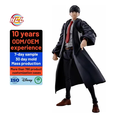 Custom 3D Art Figurine Cartoon Anime Action Figure of a Magic User Factory-Made From Plastic PVC Vinyl for Kids