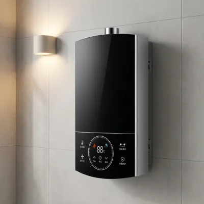 Gas Water Heater Mechanical Control Adjustable Thermostat Strong Exhaust LPG Natural Gas for Household Bathroom Shower Kitchen