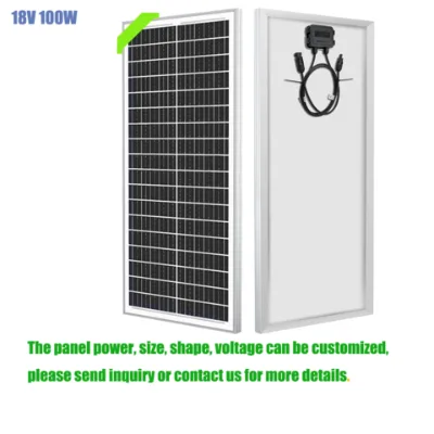 100-120W 18V portable Solar panel for Power generation, Roofing system, Solar power system