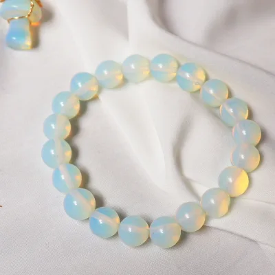 Wholesale High Quality Opal Bracelet Happy Energy Bracelet Stretch Bangle Opal Bracelet for Healing