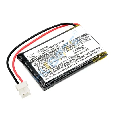 700mAh 3.7v 24-800-002 Lithium Polymer 483050 rechargeable battery for SL-24000 Solar LED Light
