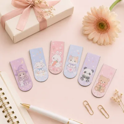 Best-selling, High-quality, Custom-designed, Stylish, and Colorful Magnetic Bookmarks.
