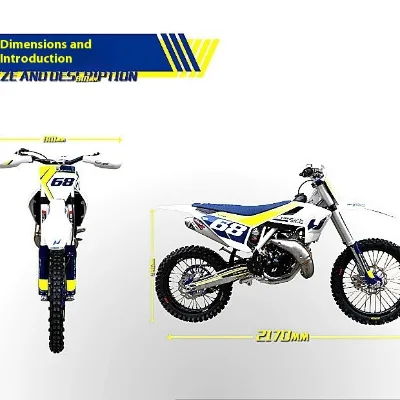 Hengshi 250cc Off-Road Forest Venue Motorcycle New Two-Stroke 250cc Husuna CDI Ignition Method